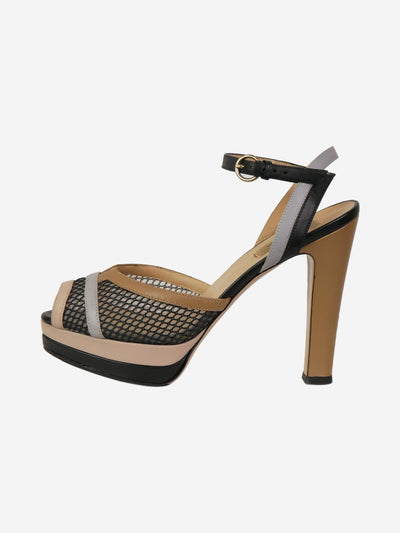 Multi peep toe heels with mesh effect - size EU 38 Heels Valentino 