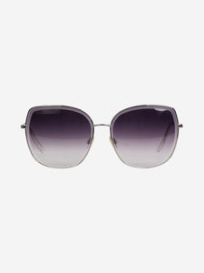 Barton Perreira Silver titanium framed sunglasses