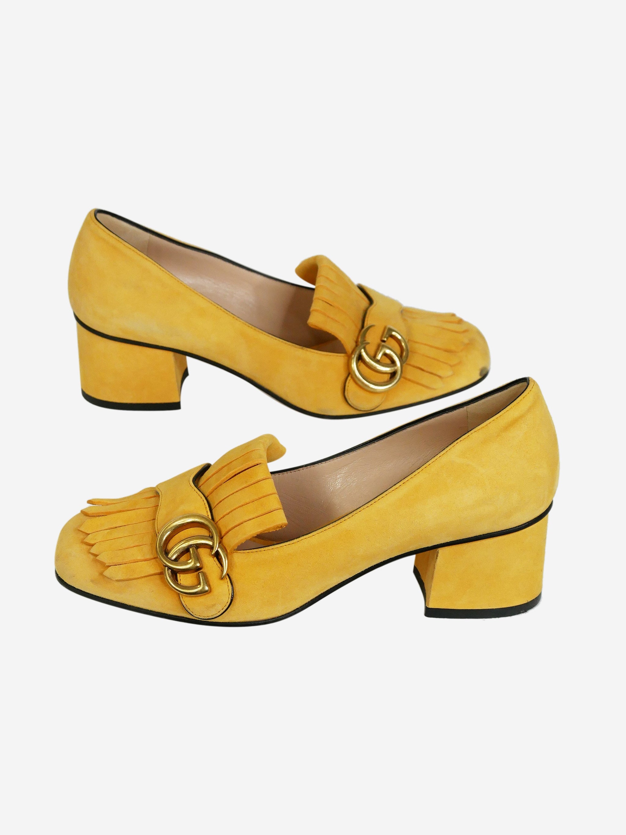 Gucci store loafer heels