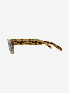 Celine Brown rectangular sunglasses