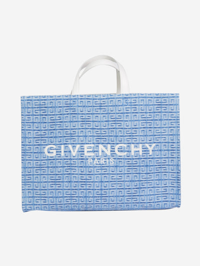 Blue G-Tote medium 4G denim Tote Bags Givenchy 