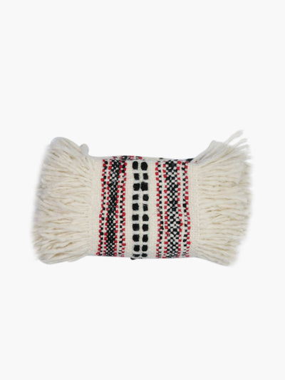 Cream fringed cashmere scarf Scarves Gabriela Hearst 