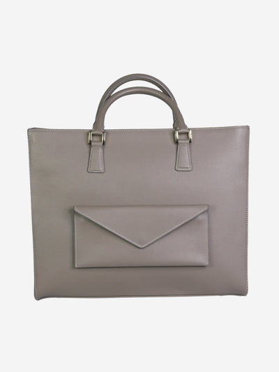 Grey Tech tote Top Handle Bags Aurora London 