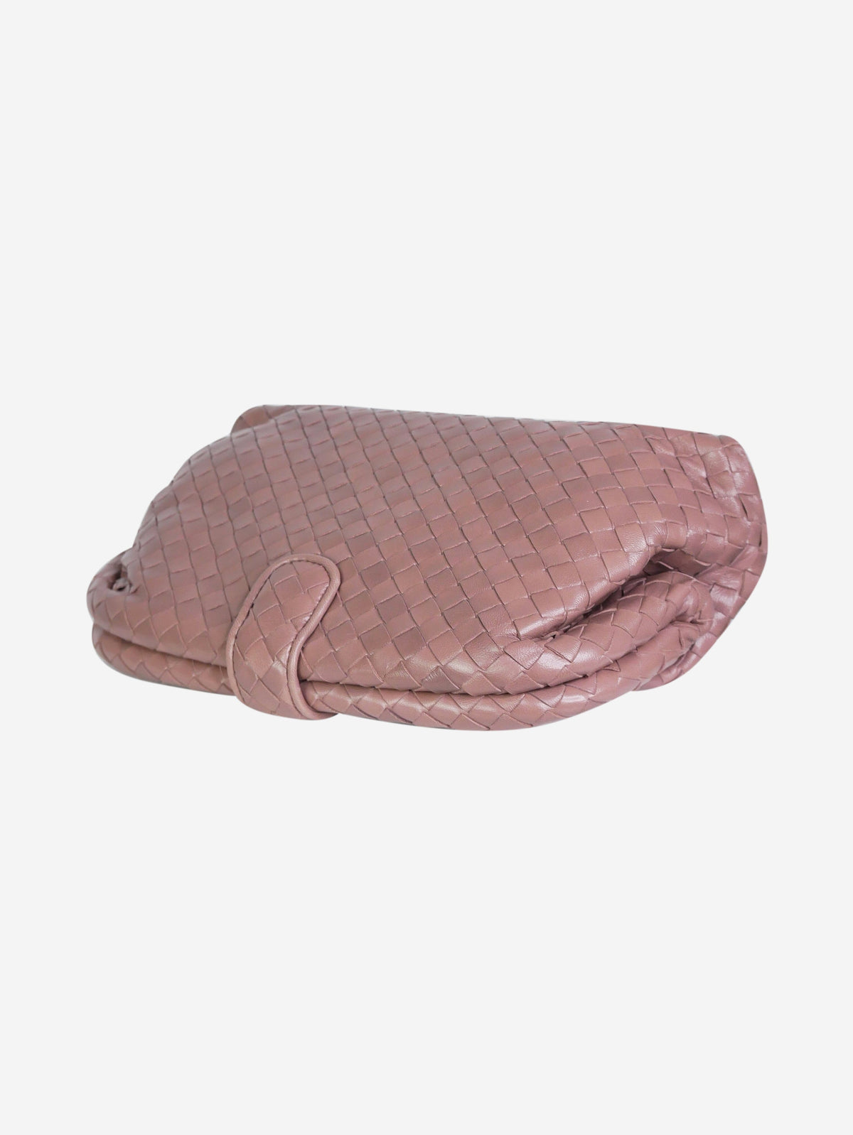 Pink Intrecciato lambskin clutch bag Clutch bags Bottega Veneta 