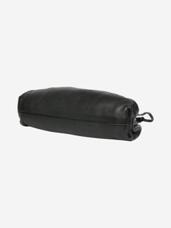 Black The Pouch small gathered leather clutch Clutch bags Bottega Veneta 