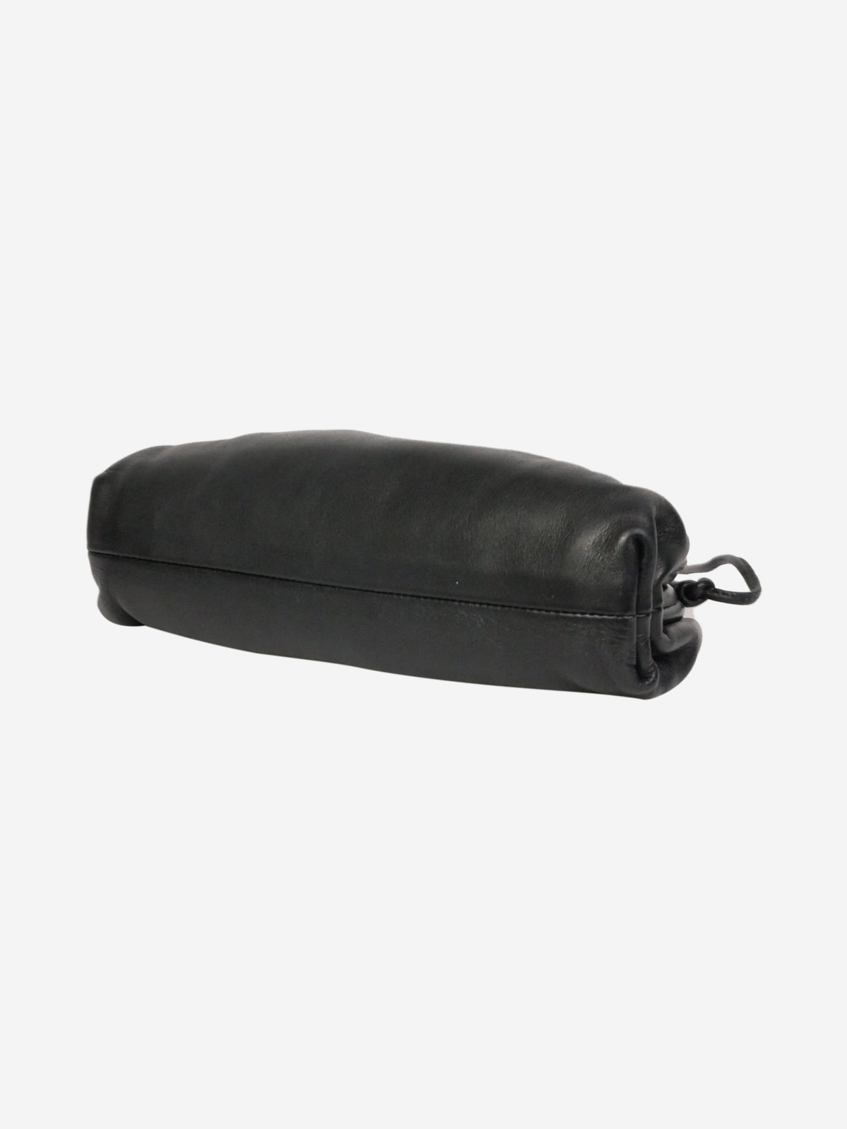 Black The Pouch small gathered leather clutch Clutch bags Bottega Veneta 