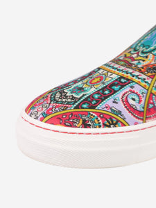 Etro Multi paisley printed slip-on shoes - size EU 38