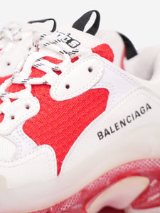 Balenciaga White lace up oversized trainers - size EU 37