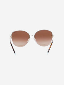 Tiffany & Co. Gold gold trim sunglasses - IN STORE ONLY