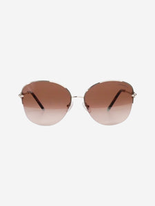 Tiffany & Co. Gold gold trim sunglasses - IN STORE ONLY