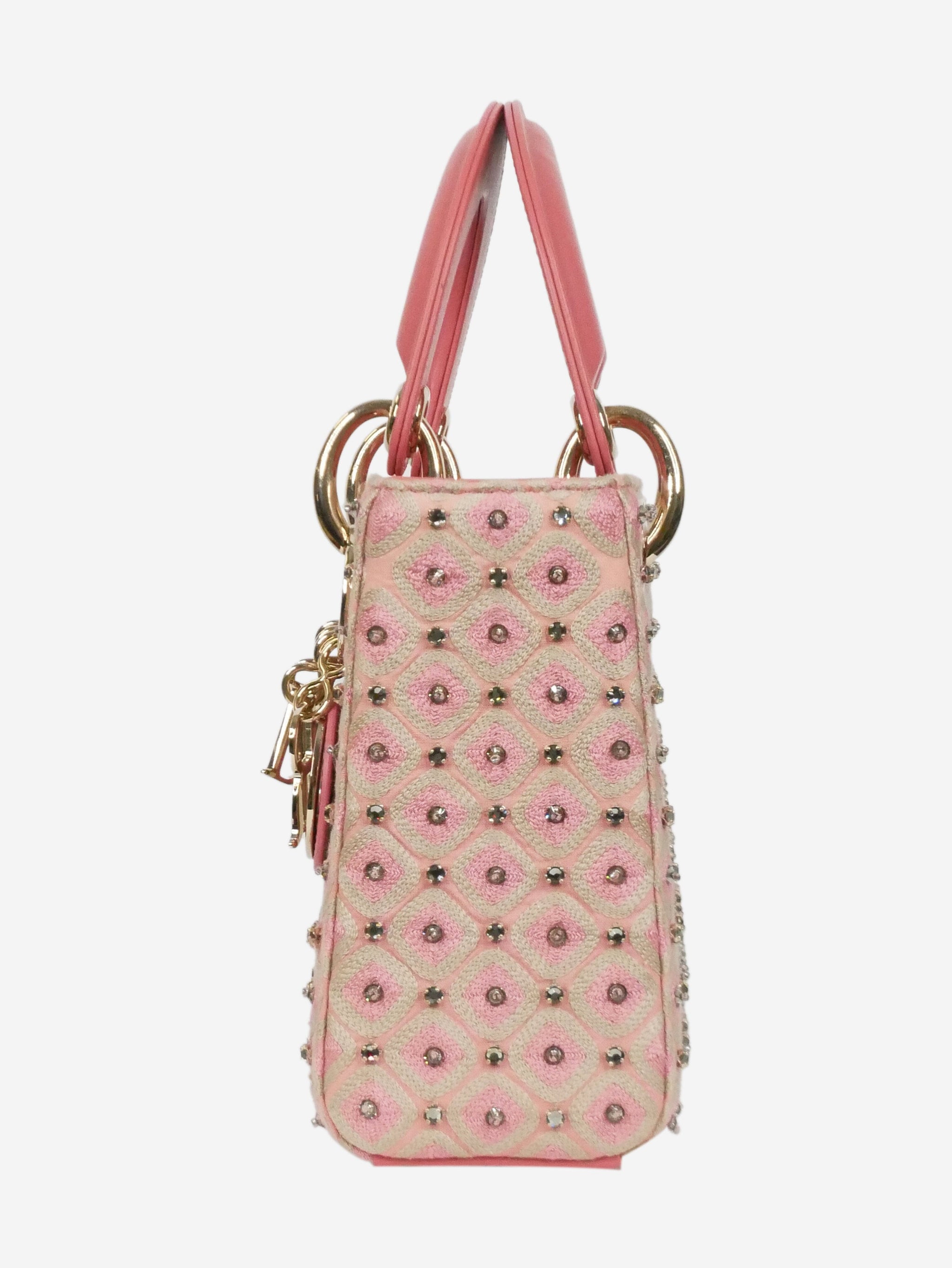 Pink christian dior online bag