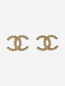 Chanel Gold CC studs