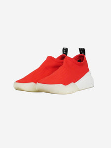 Stella McCartney Red knit slip-on trainers - size 28 cm
