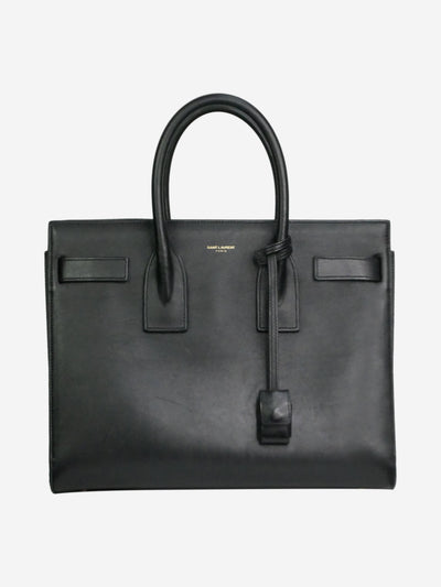 Black small Sac De Jour two-way gold hardware shoulder bag Top Handle Bags Saint Laurent 