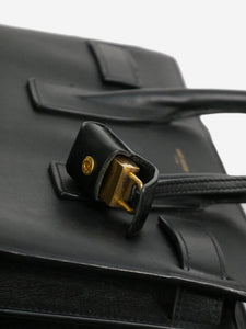 Saint Laurent Black small Sac De Jour two-way gold hardware shoulder bag