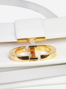 Christian Dior Cream 2019 30 Montaigne gold hardware shoulder bag