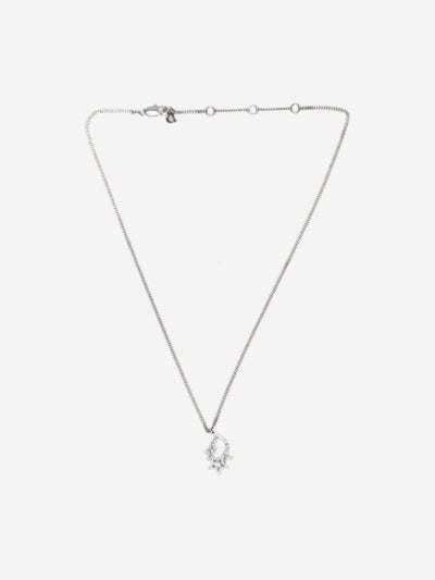 Silver star logo necklace Jewellery Christian Dior 
