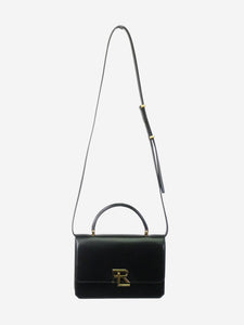 Ralph Lauren Black RL 888 Box calfskin crossbody bag