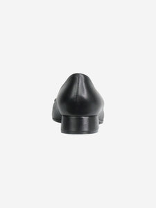 Gucci Black Horsebit mid-heel leather pumps - size EU 41