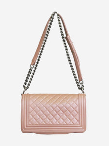 Chanel Pink 2014-2015 medium Boy bag