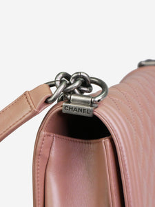 Chanel Pink 2014-2015 medium Boy bag