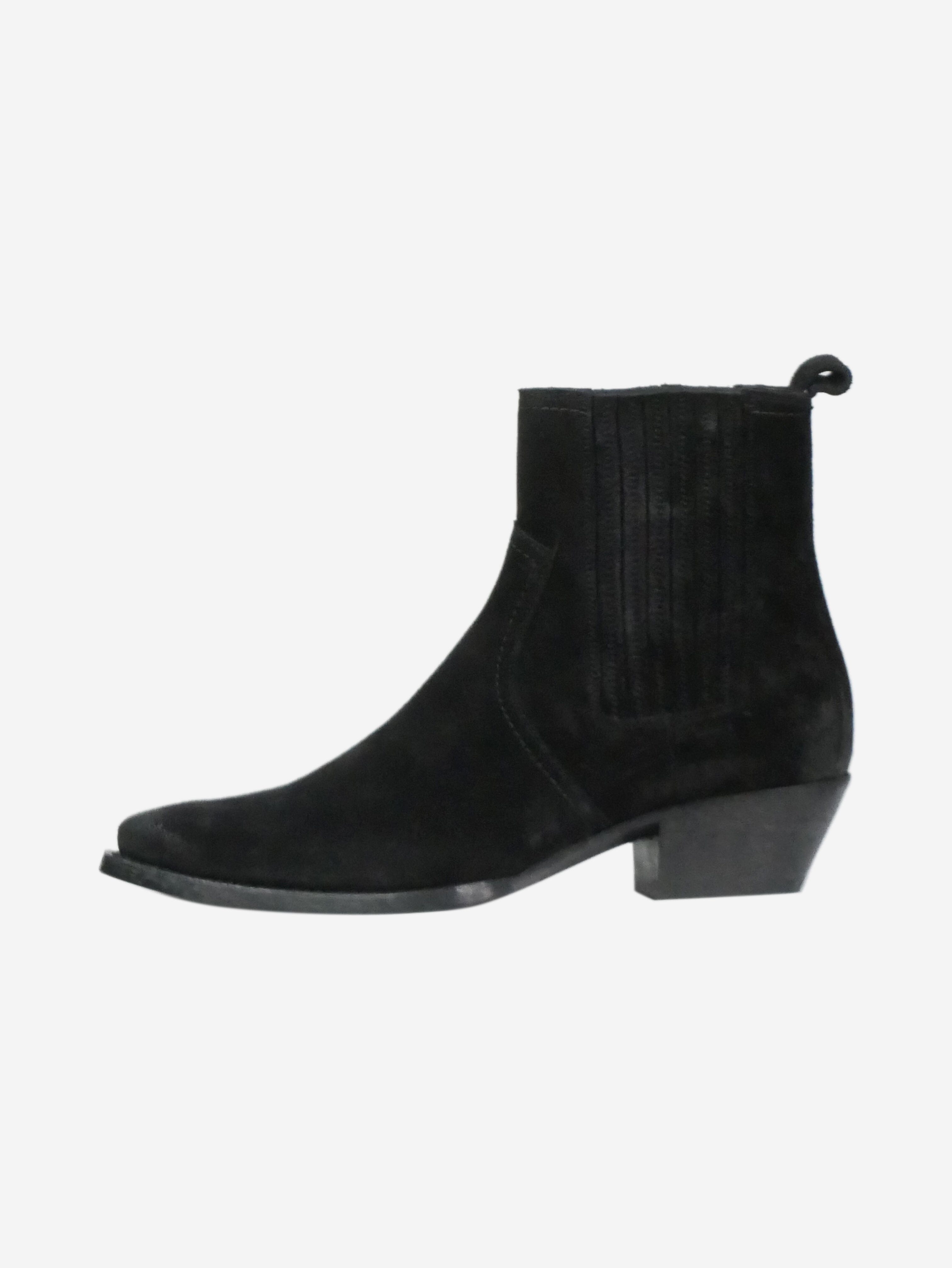 Saint Laurent pre-owned black suede ankle boots - size EU 41 | Sign of the  Times