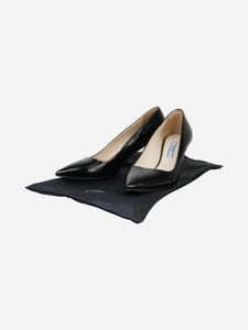 Prada Black patent leather pointed toe heels - size EU 36