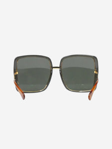 Gucci Gucci Black oversized square sunglasses - size