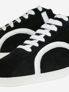Toteme Black suede trainers with white details - size EU 40