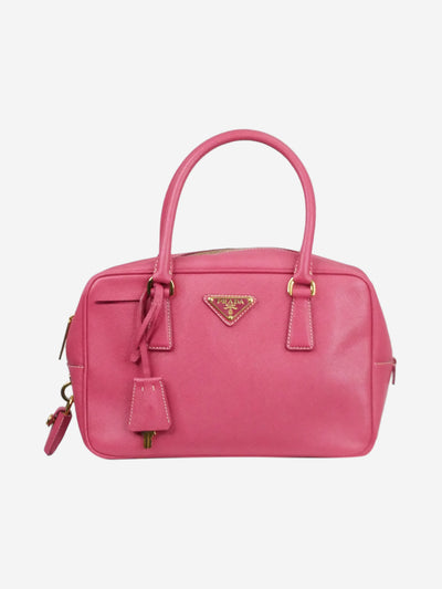 Pink Saffiano lux mini top handle bag Top Handle Bags Prada 