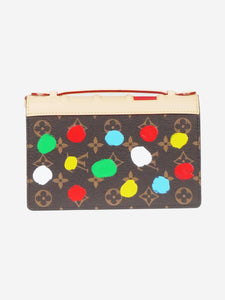 Louis Vuitton Brown Yayoi Kusama monogram painted dots book bag