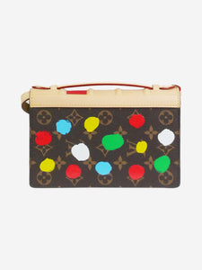 Louis Vuitton Brown Yayoi Kusama monogram painted dots book bag