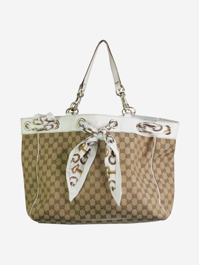 Brown monogram GG top handle bag Top Handle Bags Gucci 