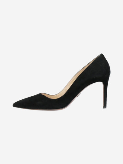 Black suede pointed-toe pumps - size EU 38.5 Heels Prada 
