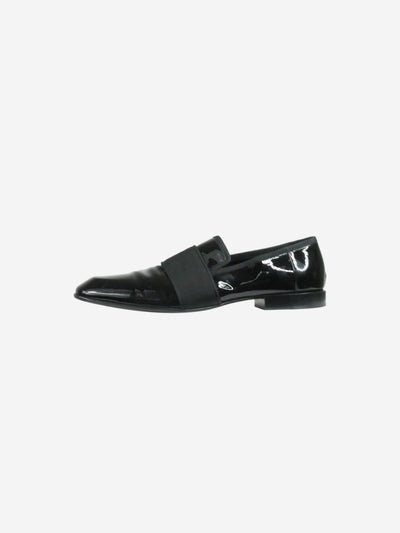 Black patent leather Debbie Loafers - size EU 37.5 Flat Shoes Victoria Beckham 