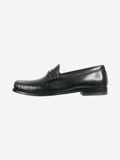Black leather Triomphe loafers - size EU 42 Flat Shoes Celine 