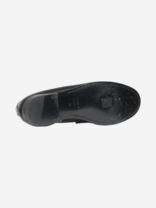 Celine Black leather Triomphe loafers - size EU 42