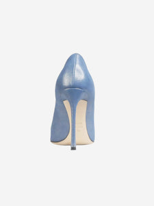 Christian Dior Blue glittery suede pumps - size EU 39