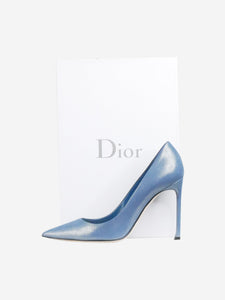 Christian Dior Blue glittery suede pumps - size EU 39