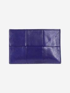 Bottega Veneta Purple intrecciato leather wallet