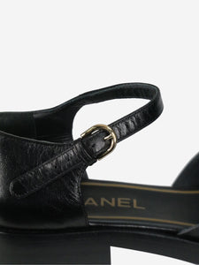 Chanel Black Mary Janes - size EU 38