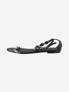 Isabel Marant Black beaded flat sandals - size EU 38