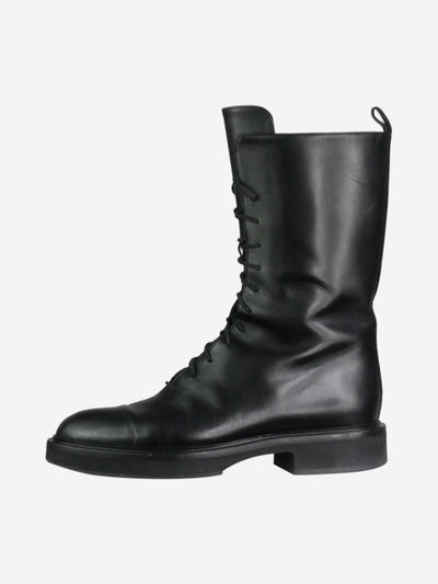 Black leather ankle boots - size EU 41 Boots Khaite 