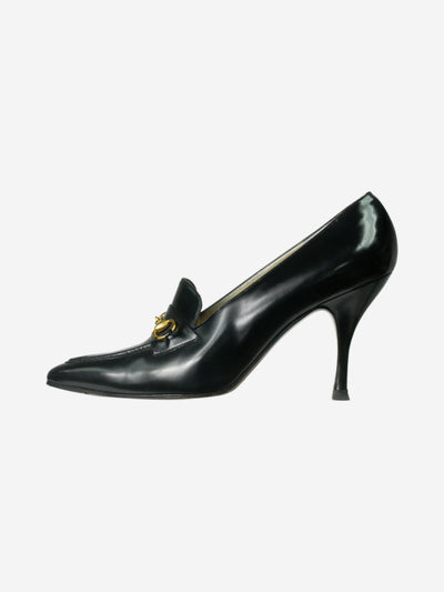 Black Horsebit leather pumps - size EU 40.5 Heels Gucci 