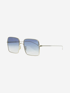 Oliver Peoples Blue ombre lense square frame sunglasses
