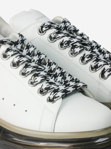 Alexander McQueen White platform lace up trainers - size EU 39.5