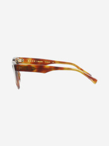 Raen Brown square framed sunglasses