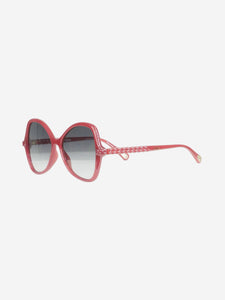 Chloe Red butterfly shaped sunglasses