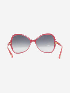 Chloe Red butterfly shaped sunglasses