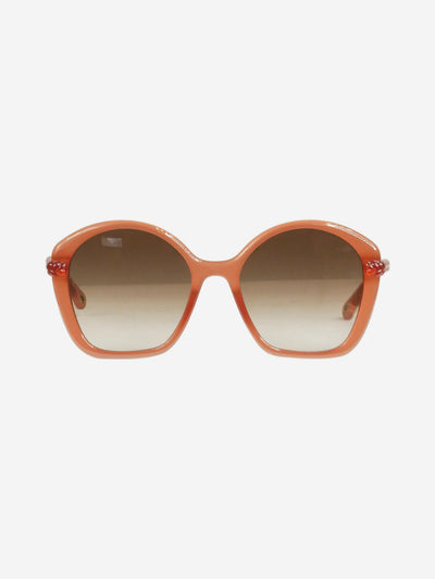 Chloe Orange orange sunglasses with braided temples - size Sunglasses Chloe 